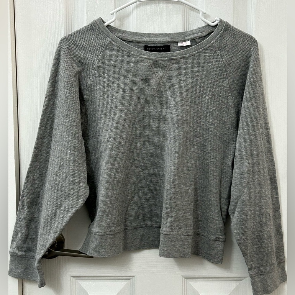 Silver Jeans Gray Kids Sweatshirt
